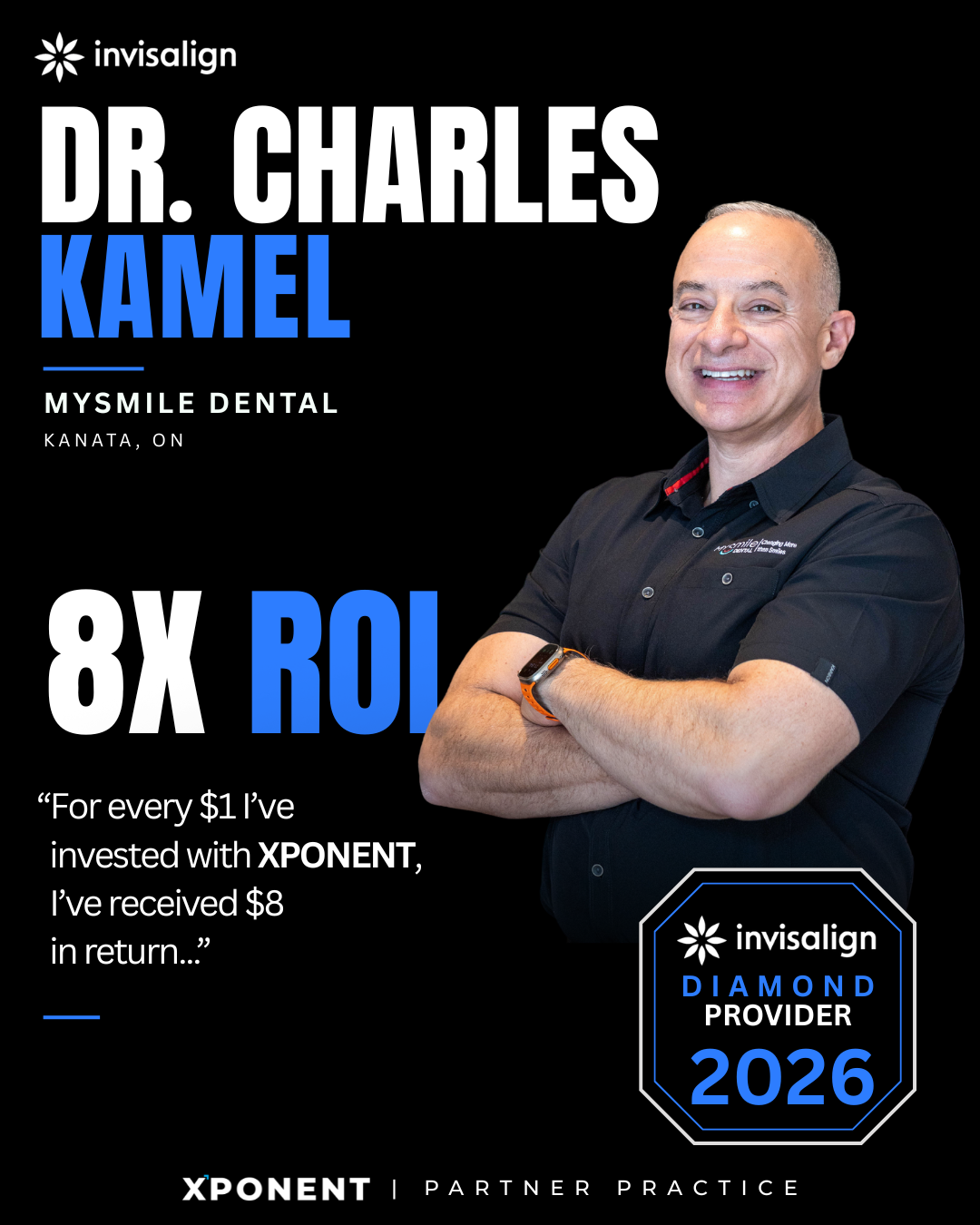 Dr. Charles Kamel, MySmile Dental Kanata — Invisalign Diamond Provider