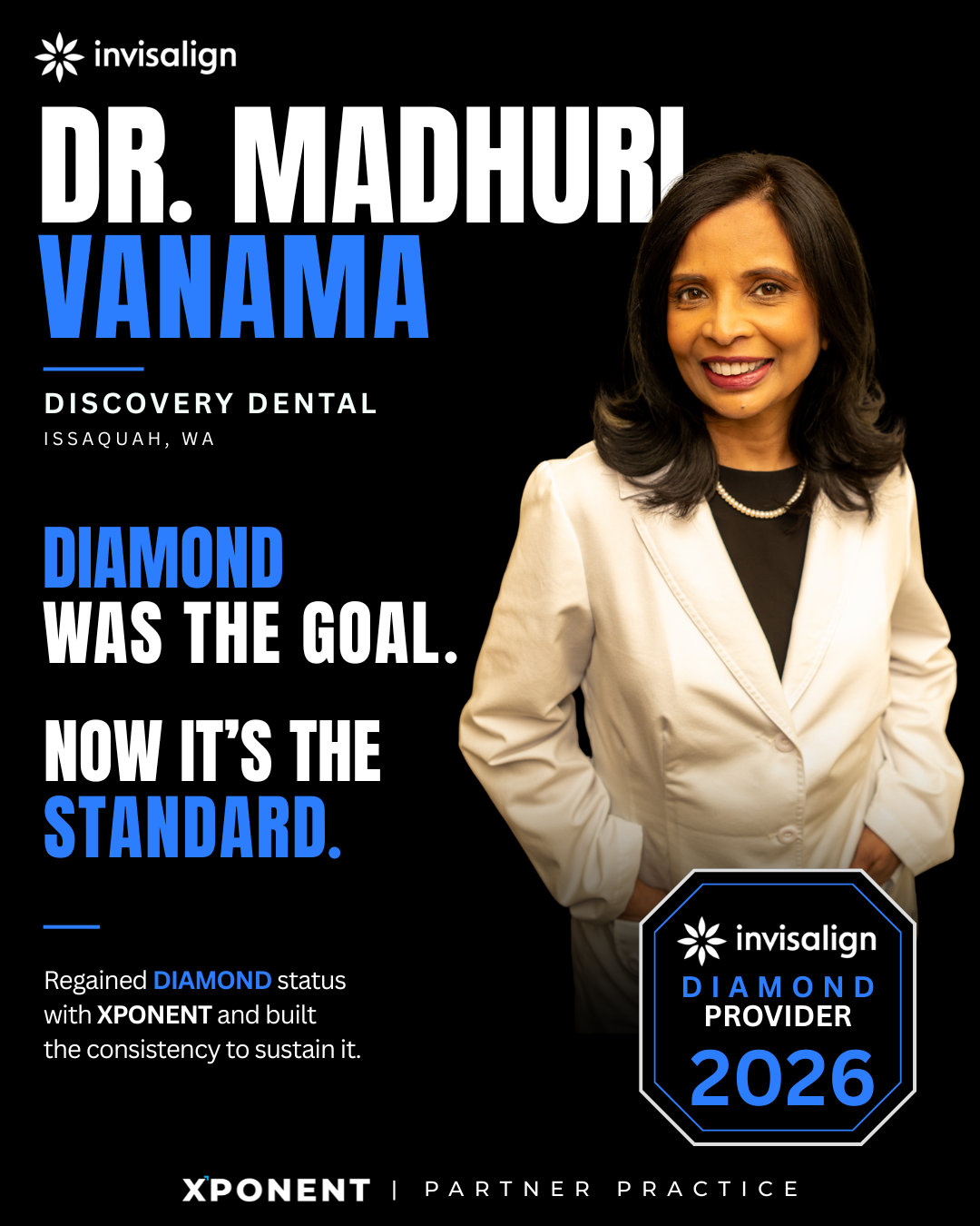 Dr. Madhuri Vanama, Discovery Dental — Invisalign Diamond Provider